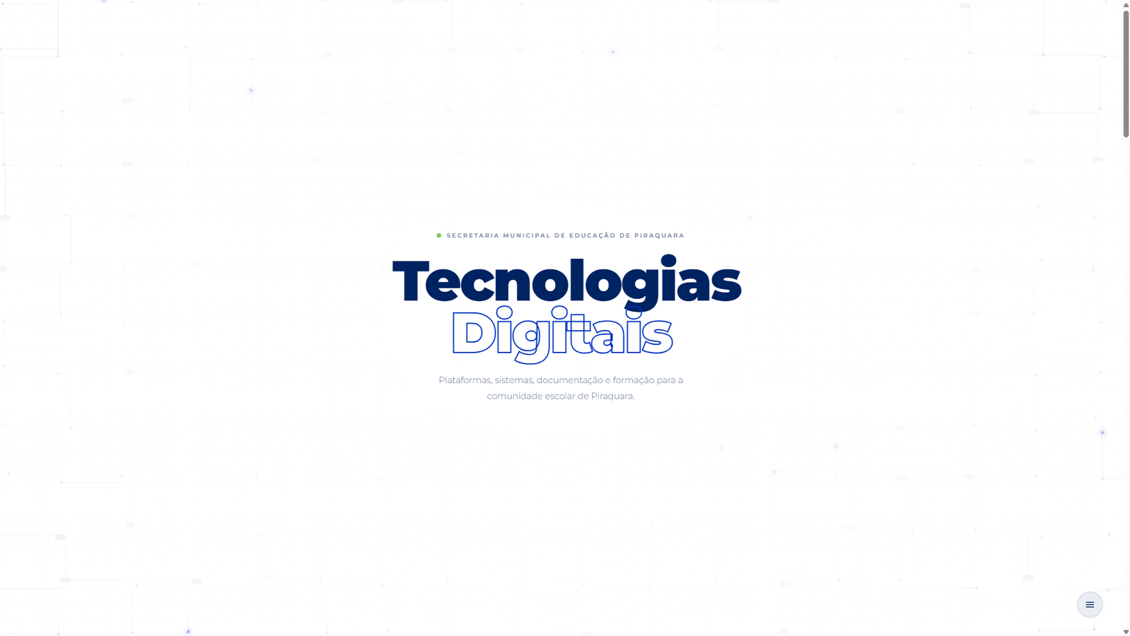 Portal de Tecnologias Digitais da Educação de Piraquara